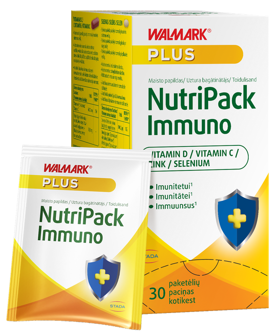 Walmark NutriPack Immuno, 30 paciņas imunsistēmas atbalstam