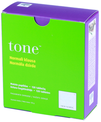 NEW NORDIC tabletes Tone, 120 gab.