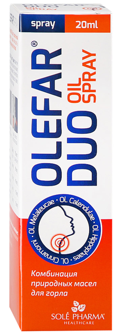 Sprejs OLEFAR DUO, 20 ml