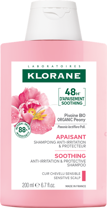 KLORANE Šampūns ar bioloģisku Peoniju, 200 ml