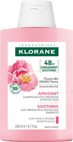 KLORANE Šampūns ar bioloģisku Peoniju, 200 ml