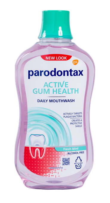 PARODONTAX Active Gum Health mutes skalojamais līdzeklis — 500 ml