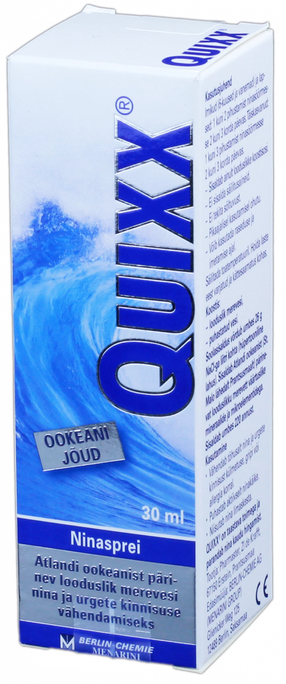 Quixx deguna aerosols Jūras ūdens, 30 ml