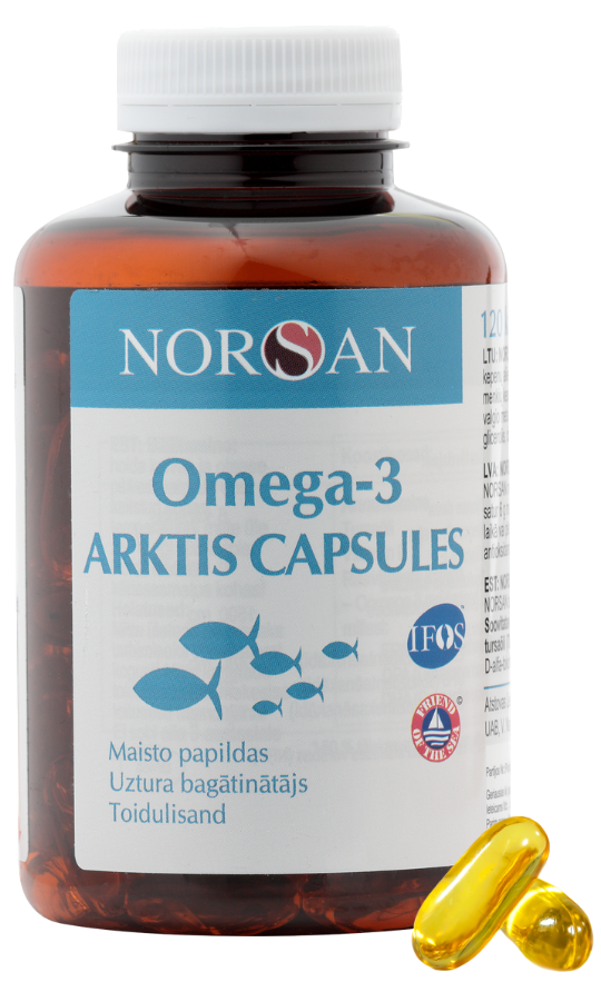 NORSAN Arktis Omega-3 120 kapsulas