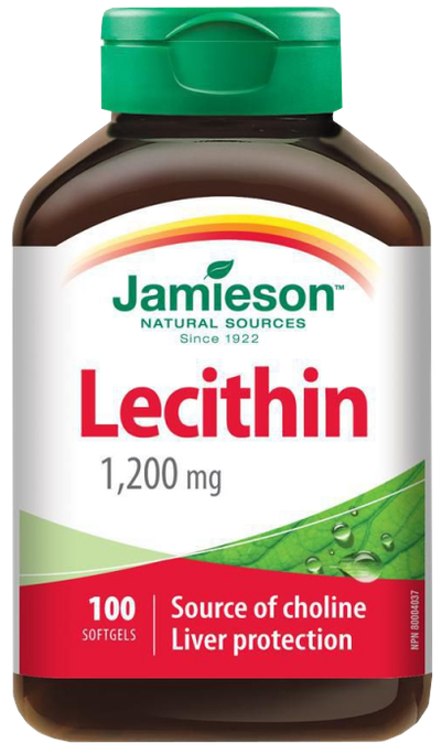 JAMIESON Mīkstās kapsulas Lecitīns 1200 mg, 100 vienības