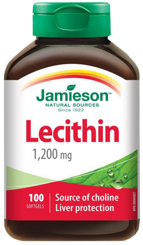 JAMIESON Mīkstās kapsulas Lecitīns 1200 mg, 100 vienības