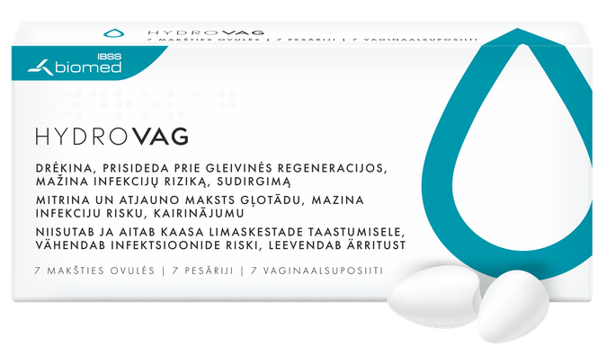Vaginālie pesāriji HYDROVAG, 7 iepakojumā
