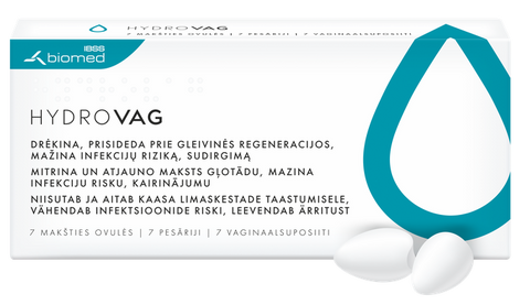 Vaginālie pesāriji HYDROVAG, 7 iepakojumā