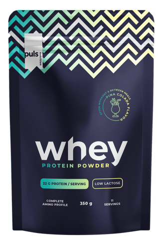 PULS NUTRITION Whey Protein Pina Colada Low Lactose pulveris, 350 g