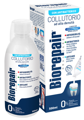 BIOREPAIR High Density 3in1 mutes skaļojamais līdzeklis bez alkohola un hlorheksidīna, 500 ml