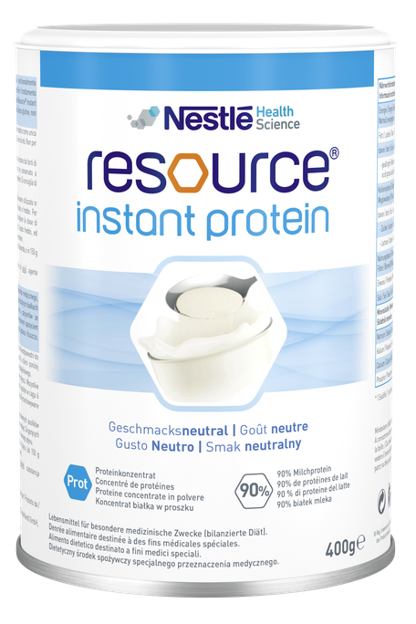 NESTLE Resource Instant Protein – 400 g olbaltumvielu pulveris