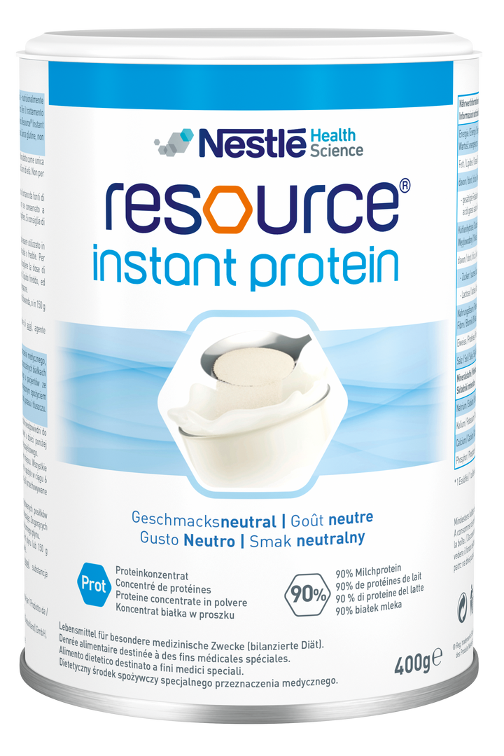 NESTLE Resource Instant Protein – 400 g olbaltumvielu pulveris