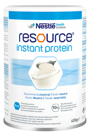 NESTLE Resource Instant Protein – 400 g olbaltumvielu pulveris