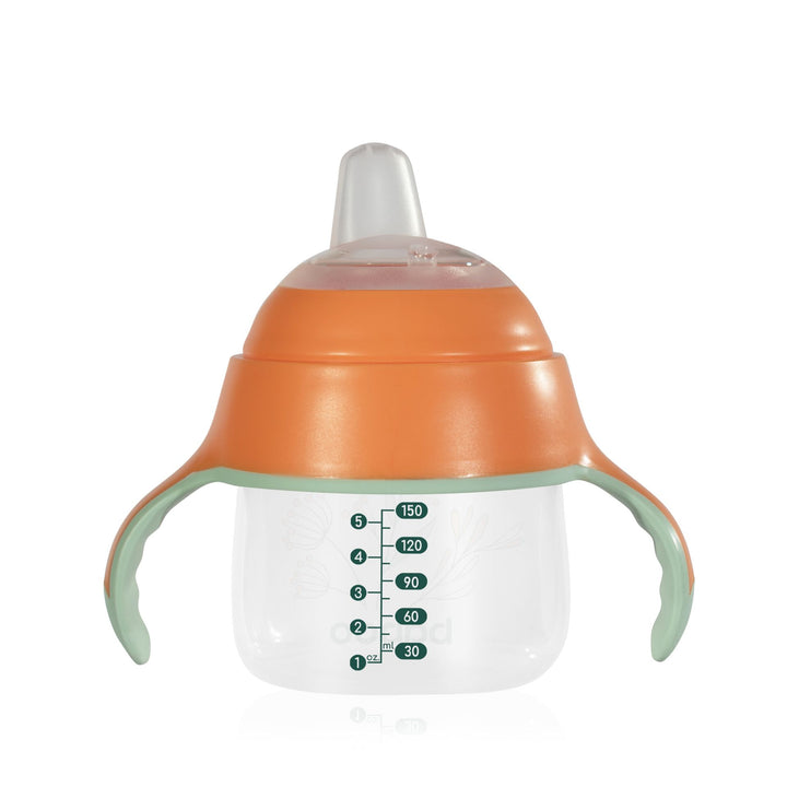 BABOO Peachy Keen mācību krūzīte 150 ml bērniem no 6+ mēnešiem, 1 gab.