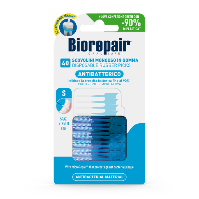 BIOREPAIR Fine Soft Picks zobu tīrīšanas kociņi, 40 gab.