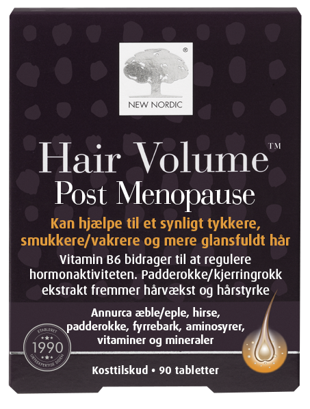 NEW NORDIC Tabletes matu apjomam pēc menopauzas, 90 gab.