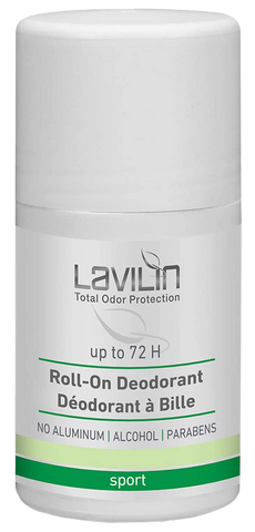 LAVILIN Sport 72H dezodorants rullīšu formā, 80 ml — kopīga smarža aizsardzība