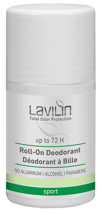 LAVILIN Sport 72H dezodorants rullīšu formā, 80 ml — kopīga smarža aizsardzība
