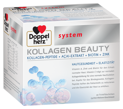 DOPPELHERZ System Kolagēns Beauty, 30 tabletes
