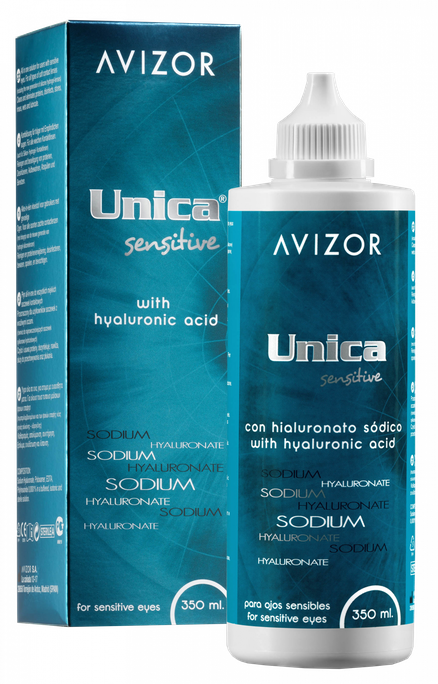 AVIZOR Unica Sensitive kontaktlēcu šķīdums, 350 ml, jutīgām acīm