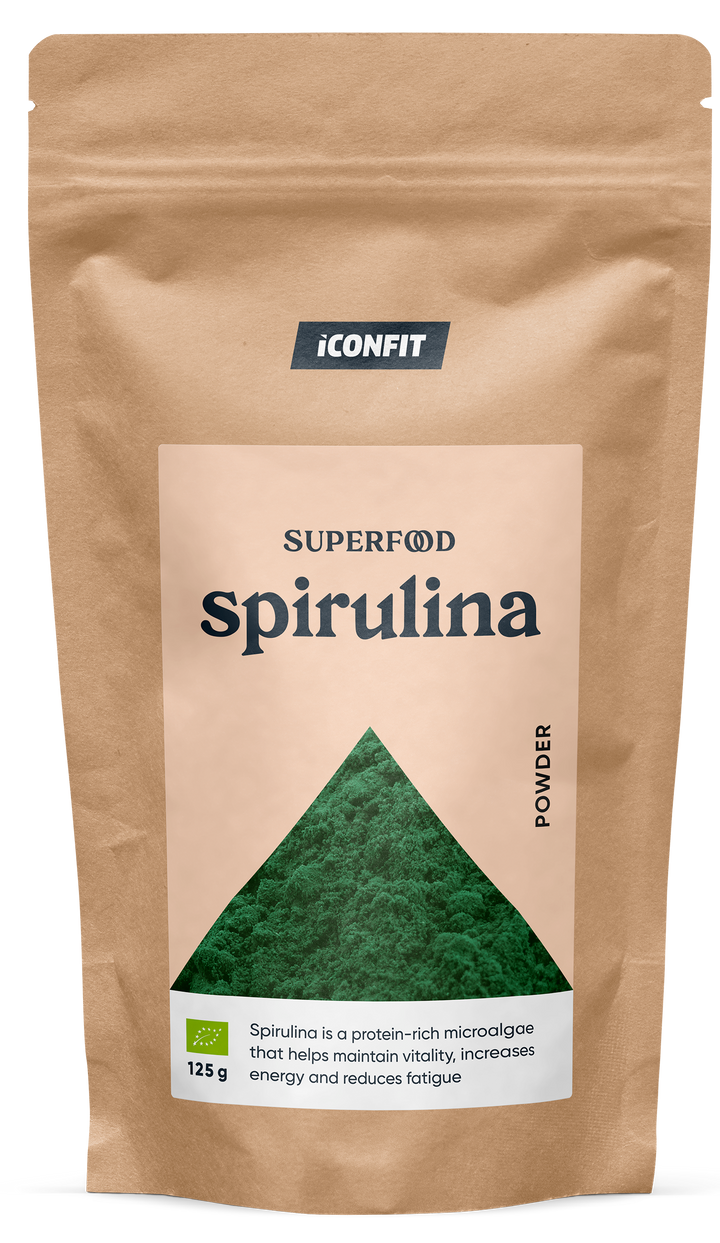 ICONFIT Spirulīnas pulveris 125 g organiskais