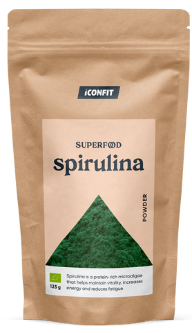 ICONFIT Spirulīnas pulveris 125 g organiskais