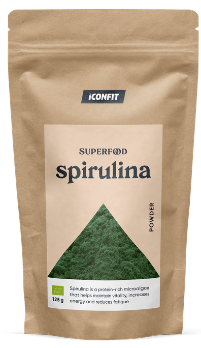 ICONFIT Spirulīnas pulveris 125 g organiskais