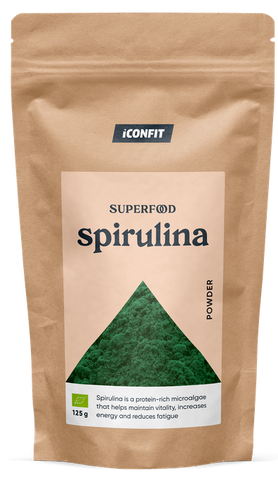 ICONFIT Spirulīnas pulveris 125 g organiskais
