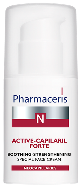 PHARMACERIS N Active-Capilaril Forte, 30 ml — diennakts sejas krēms