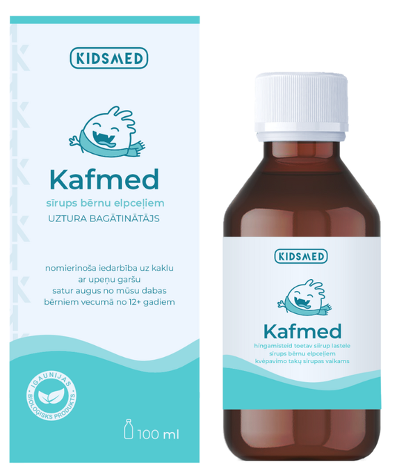 Kafmed sīrups bērniem pret klepu, 100 ml, Igaunijā ražots