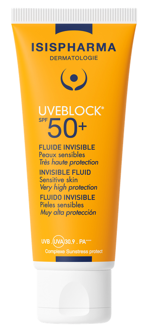 ISISPHARMA Uveblock fluīds SPF 50+ ādas aizsardzībai, 40 ml
