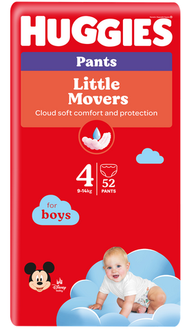 HUGGIES Mega Pack autiņbiksītes zēniem 4, 9-14 kg, 52 gab. - pull-up