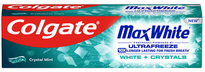 Colgate Max White Crystals zobu pasta — 75 ml baltošanai