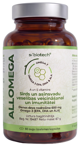SI BIOTECH Allomega mīkstās kapsulas, 60 gab.