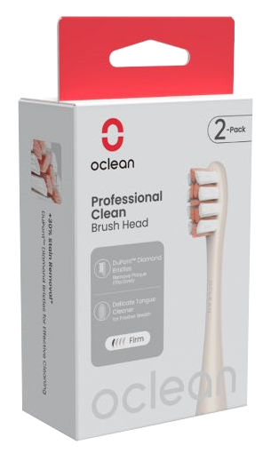 OCLEAN Professional Clean P1C8 Golden elektriskās zobu birstes uzgaļi 2 gab.