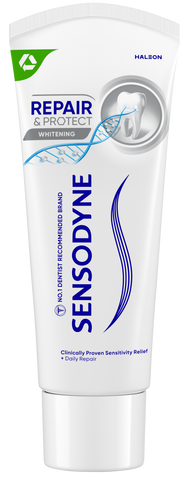 Sensodyne Repair&Protect Whitening – baltinoša zobu pasta jutīgiem zobiem, 75 ml