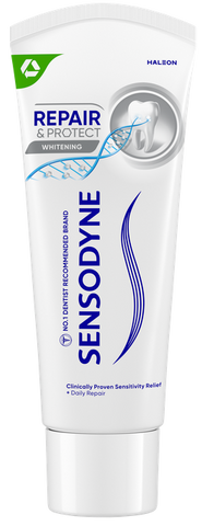Sensodyne Repair&Protect Whitening – baltinoša zobu pasta jutīgiem zobiem, 75 ml