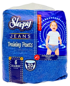Sleepy JEANS Nr.6 autiņbiksītes Xlarge izmērā, iepakojums 20 gab.