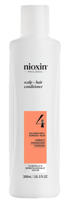 NIOXIN 4. Sistēma Krāsotiem Matiem ar Progresējošu Plānumu – Matu Kondicionieris 300 ml