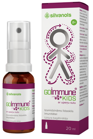 GOIMMUNE Kids upeņu un plūškoku sprejs, 20 ml