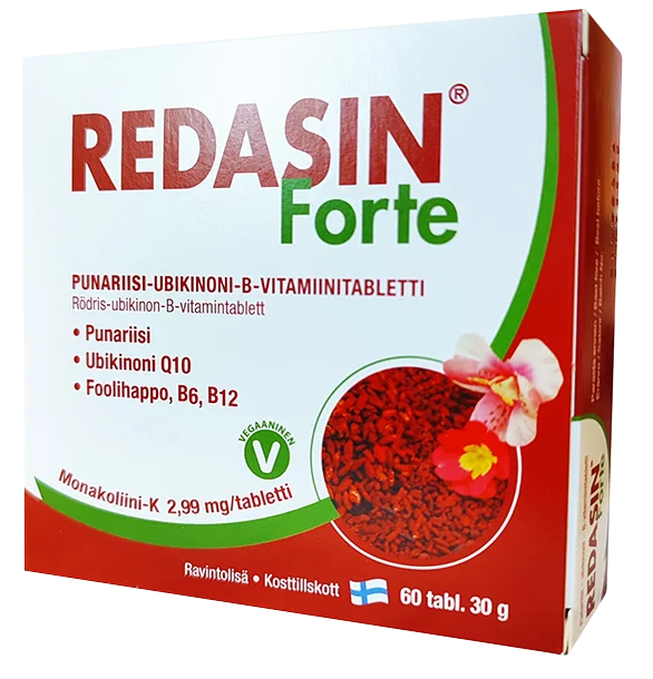 REDASIN Forte – 60 tabletes sirds un asinsrites veselībai