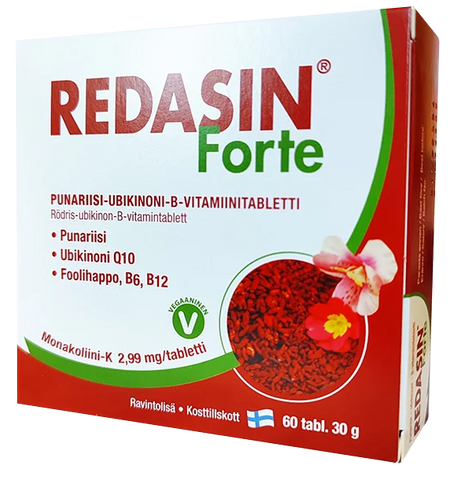REDASIN Forte – 60 tabletes sirds un asinsrites veselībai