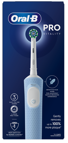 Oral-B Vitality Pro Protect X Clean elektriskā zobu birste, Vapor Blue, 1 vienums