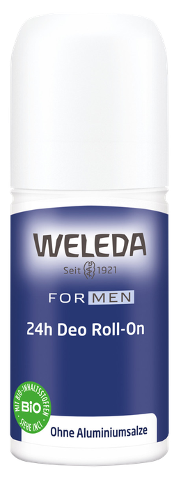 WELEDA vīriešu dezodorants ar rullīti 24h aizsardzībai, 50 ml