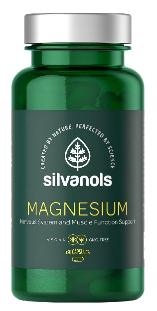 SILVANOLS Premium Magnija Citrāta kapsulas – 120 gab.