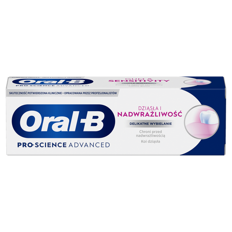 ORAL-B Pro-Science Advanced Gum & Sensitivity Whitening, Maiga zobu pasta 75 ml