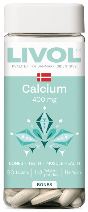 LIVOL Kalcijs 400 mg – 90 tabletes