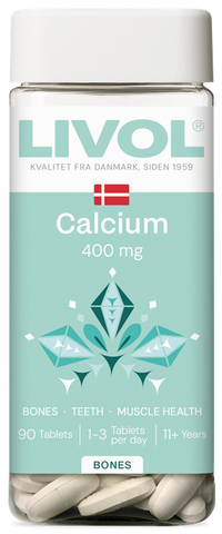 LIVOL Kalcijs 400 mg – 90 tabletes