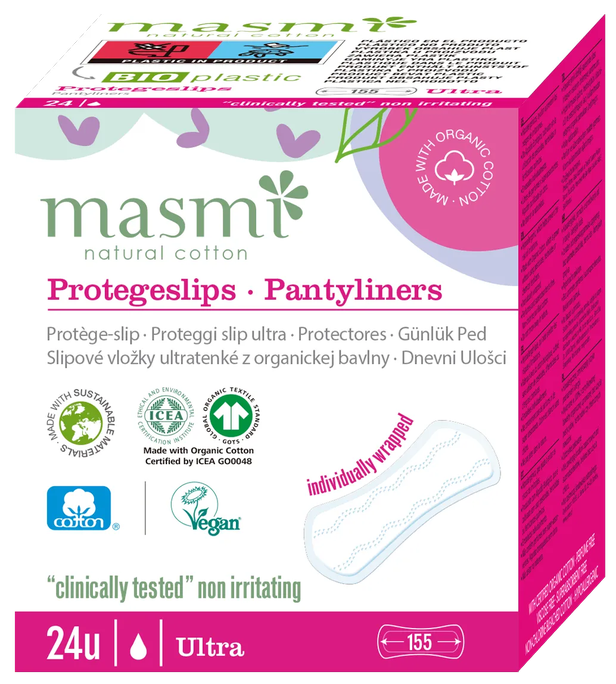 Ātrie MASMI Organic Cotton ikdienas ieliktnīši - 24 gab. ultratīri