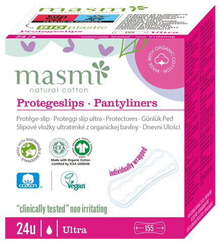 Ātrie MASMI Organic Cotton ikdienas ieliktnīši - 24 gab. ultratīri